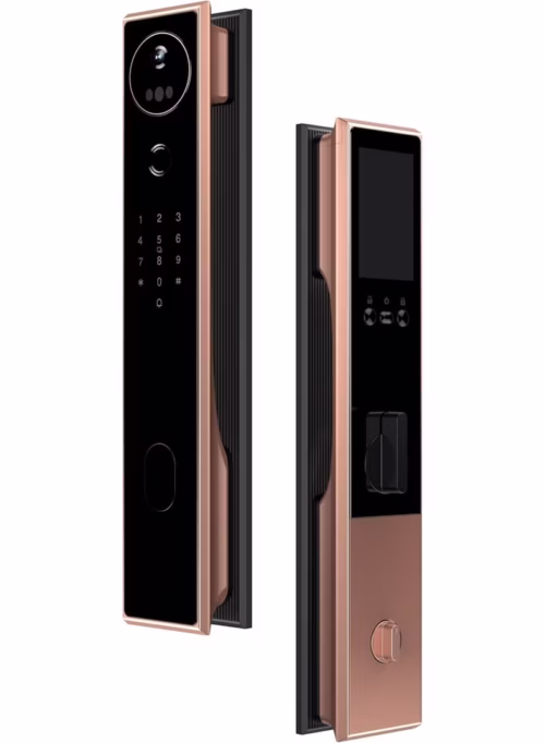 Lenovo Smart Door Lock A6F – Fingerprint, Password, Card & Bluetooth Unlock – Durable Metal Design & Advanced Security